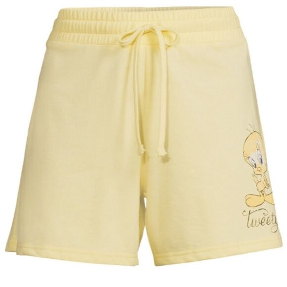 Tweety Juniors' Pull-On Graphic Shorts - Picture 1 of 8
